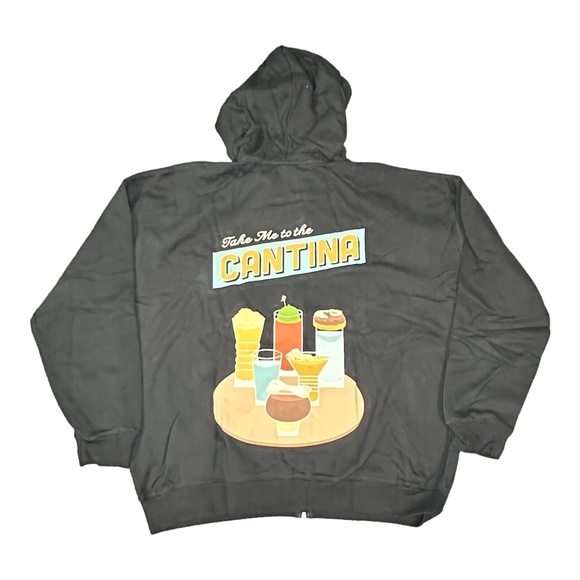 2023 Disney Parks Star Wars May The 4th Be With You Greedo Zip Up Hoodie XXL - Picture 2 of 2